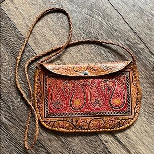 Embossed purse